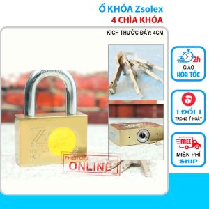 [HCM]Ổ KHÓA TREO CHÌA ZSOLEX 40mm