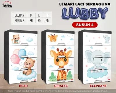 LEMARI PAKAIAN PLASTIK TABITHA LUBBY (TABBOX)
