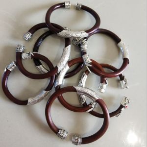 <1220> Đôi Bạc Trang Sức Gà Vòng Tay Dây Leo Nhà Máy Nam Bán Hàng Trực Tiếp Vòng Tay Tây Tạng Không Liên Tục Phong Cách Dân Tộc Trang Sức Vòng Tay Nữ Bạc