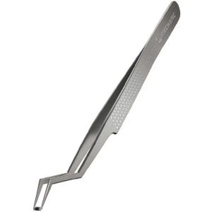 MECHANIC Aax-17 High Precision Chip IC Tin Positioning Tweezers for Precise Clamping of tin WireNon-slip and Wear-resistant Made of Stainless Steel Repair Jump Wire Clamping Tool