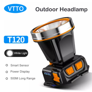 T120 Rechargeable zoom led headlamp Fishing headlight Torch head lamp Camping Headlamp Flashlight head light