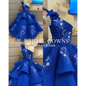 Two Layer Umbrella Cut Ballgown For Girl Kid