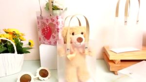 Frosted Plastic PVC Transparent Bags Souvenir Tote Bag Christmas present for Gifts - Luxberra.ph