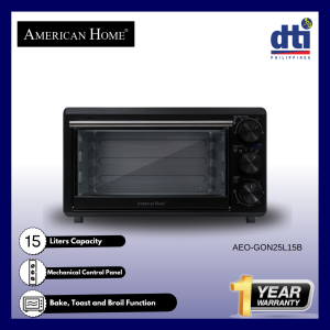 American Home Electric Oven AEO-GON25L15B 15L BLACK