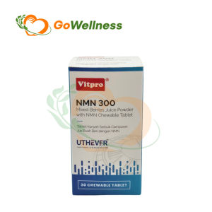 VITPRO NMN 300 30 Tablets Mixed Berries Juice Powder NMN Chewable Anti-Aging NAD+ Energy Supplement