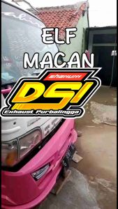 KNALPOT FLEKSIBEL NGIR NGIR PEMAKAIAN TRUCK ELF MACAN