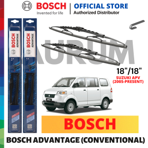 Bosch Advantage Wiper Blade set for Suzuki APV 2005-PRESENT (18/18) 2PCS