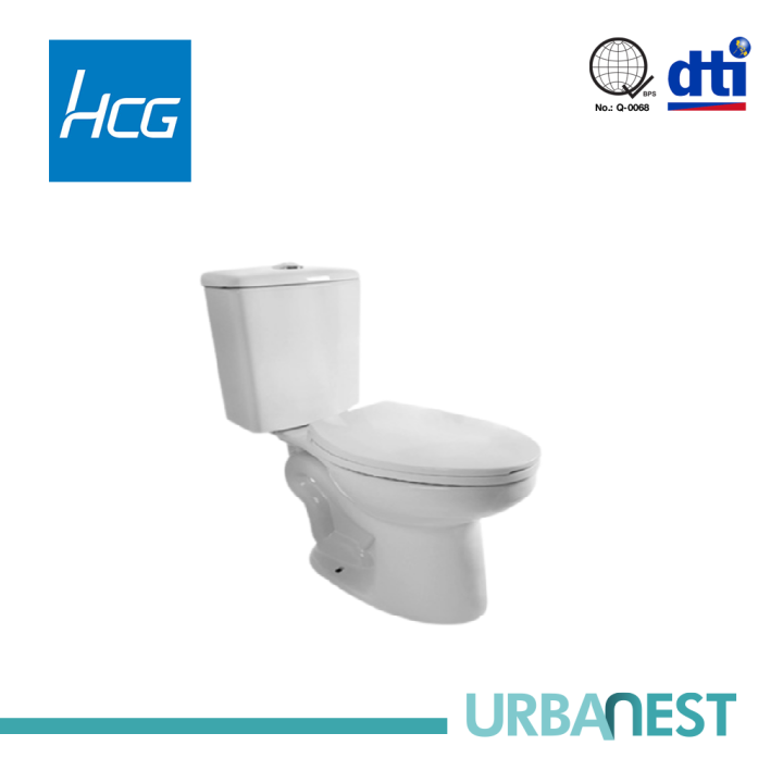 HCG Titan CS6815N AW close coupled 3/4.8 LPF push button water closet w ...