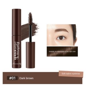 [การจัดส่งจากประเทศไทย]น้ำตาและย้อมครีมคิ้วกึ่งถาวรกันน้ำเจลคิ้วยาวนานครีมคิ้วแห้งรวดเร็ว