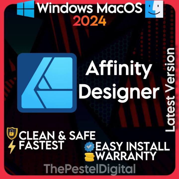Affinity Designer 2024 Lifetime Full Version | Windows MacOS | 2024 ...