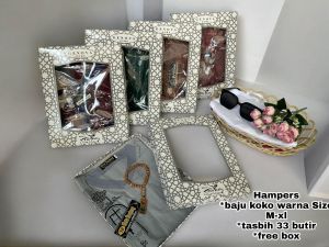 Hampers/Parcel/Souvernir Koko warna plus tasbih free box