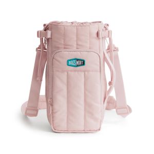 BAGSMART Water Bottle Bag Crossbody Sling Bag 32oz - 64oz Expandable Lightweight Chest Purse with Pocket for Travel