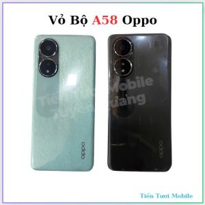 Vỏ bộ oppo a58kèm khay simkính camera