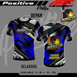 Kaos Jersey Burung Lovebird Mafia Kicau