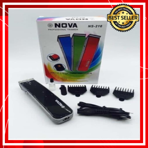 Alat Cukur Kumis / Alat Cukur Jenggot Pria - Hair Clipper NOVA NS-216 Mesin Cukur Rambut Rechargeable BESTQUALITY