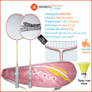 Bộ Vợt Cầu Lông Chính Hãng (2 Vợt) DECOO 97 Cặp Vợt Cầu Lông Tốt Nhẹ Dây Căng