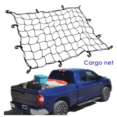 Pikup Ranger Hilux Triton Cargo Net Jaring Pickup Barang With Hook Elastics Canopy Cover Up To 2m x 1.5m
