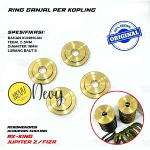 Ring Ganjal Per Kopling Smash Kuningan Murni Untuk Robahan 1Pcs
