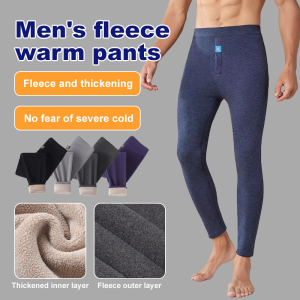 Mens camel down bottoms warm and windproof pants