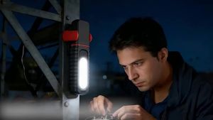 AECOB Work light for auto repair high-brightness rechargeable long-lasting illumination strong magnetic anti-fall ultra-bright flashlight for car maintenance