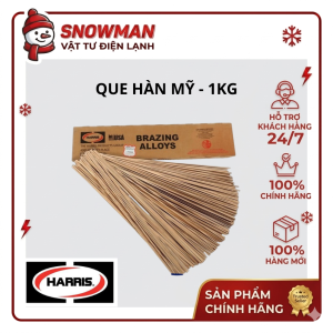 Que Hàn Đồng Harris 1KG Brazing Alloys | Que Hàn Ống Đồng Hàn Bạc Cho Điện Lạnh