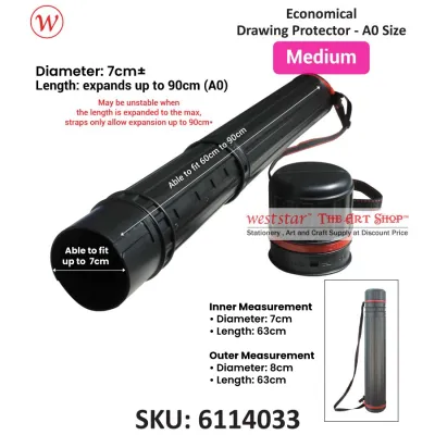 Economical Weststar Drawing Plan Tube / Protector [Weststar The Art Shop] Art tube