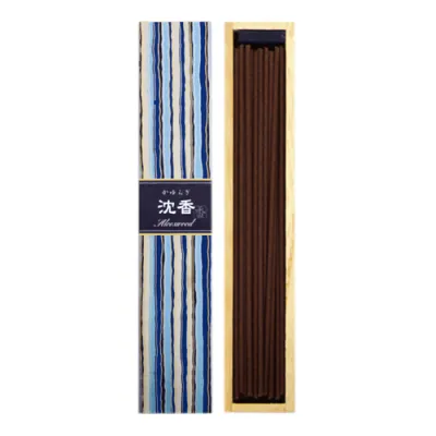 [NIPPON KODO] KAYURAGI - Aloeswood [40 sticks with Incense Holder] - High Quality Natural Japanese Incense Sticks
