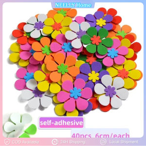 30/40PCS EVA Foam Craft 3D Wall Decoration Classroom Blackboard Notice Board Kindergarten Layout Home School Office Decorative Wall Stickers