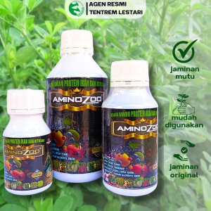 AminoZoo Pupuk Asam Amino 1 Liter Dari Protein Ikan Organik Tanaman Buah & Sayur