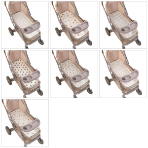 Water Proofing Baby Strollers Insert Liner Absorbent Crepe Diaper Changing Pad Seat Cushion for Active Families