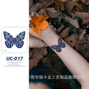[NANV] 1 Pcs Pectin Tattoo Sticker 60mm x 60mm 15 Days Fruit Tattoo 果汁纹身帖 潮流纹身贴 tatu Sticker UC-Tattoo