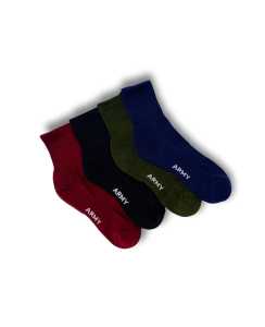 Kaos kaki olah raga polos pria wanita extra tebal armi polos panjang diatas mata kaki kaos kaki office kantoran fashion