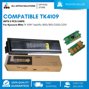 AOS Compatible Toner Cartridge for Kyocera mita TK4109 with bundle of 2pcs Chips