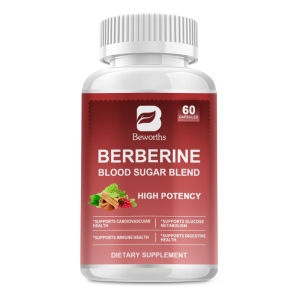 BEWORTHS Bổ sung Berberine 1500mg với Ceylon Quế Mướp đắng Crom Kẽm để Hỗ trợ Đường huyết Hỗ trợ Sức khỏe Tim mạch & Miễn dịch Hỗ trợ Chuyển hóa Glucose