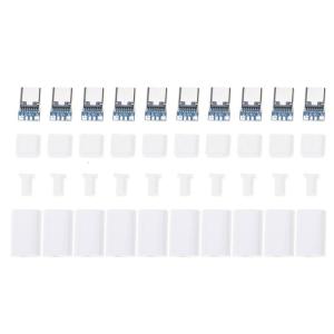 14Pin TypeC Female Connector 4 Solder Pad Resistors Simple Operate for Prototyping Electronic Engineering Projects