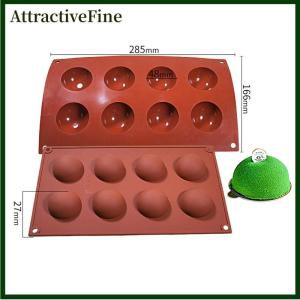 AttractiveFine 1 cái khay nướng bánh Khuôn Silicone khuôn sô cô la bóng Khuôn Silicone khuôn Lollipop bánh khuôn Bếp nướng công cụ