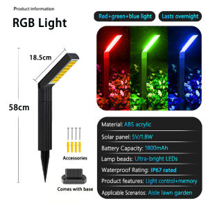 Solar Outdoor Lights Pathway Garden Lamp Super Bright 25000Lumen IP67 Waterproof LED Landscape Lights Warm/White/Daylight 3Color For Path Sidewalk Driveway Garden Yard