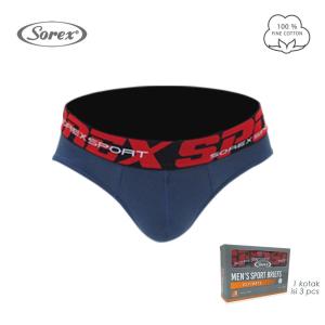 Sorex Man CD Katun Pria Dewasa M3008 ( 1 BOX ISI 3 ) / Celana Dalam Laki Laki PREMIUM 100% Cotton