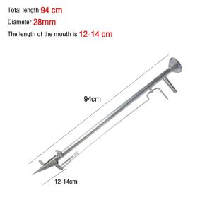 Agricultural tool manual seeder 28 thick steel pipe long mouth grain planting and sowing machine