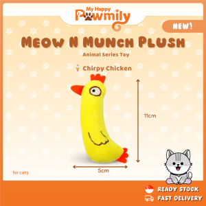 Meow & Munch Plush – Animal Series Toy for Cats