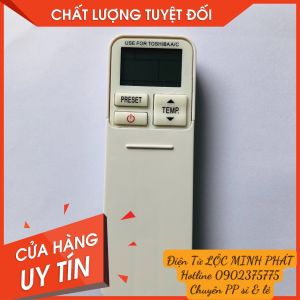 Remote Điều Khiển Dành Cho Máy Lạnh Điều Hòa Toshiba Inverter RAS-H10G2KCV RAS- H10PKCVG