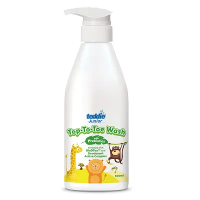 Teddie® Junior Prebiotic (Top-to-Toe Wash / 2in1 Shampoo & Conditioner)
