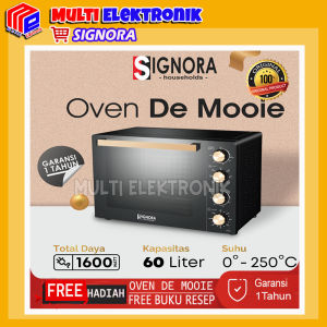 Oven Listrik De Mooie Signora Kapasitas 60L Free Hadiah