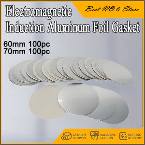 Induction Aluminum Foil Liner Sealer 100pcs Universal for PET Bottles Jars Canister Eco-Friendly Plastic Storage