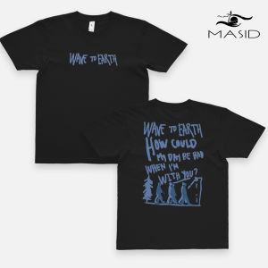 MASID Distro T-Shirt KAOS BAJU -img WAVE TO EARTH SHIRT  - DEPAN BELAKANGDISTRO BAJU 100% cotton