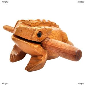 [COD] xingtu Lucky Thailand Wood Thailand Traditional Craft Wooden Lucky Croaking Musical Instrument Home Office Desk Decor Lucky Frog Crafts