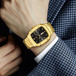 Mens Fashion Trend Square Watch Men
