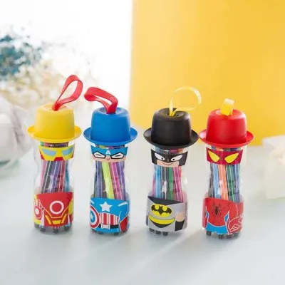 12 Colour Pens Set Kids Watercolour Pen Childrens Day Gift Birthday School Goodie Bag Gift