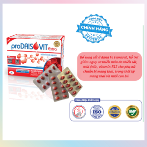 Viên uống bổ máu proDaisovit H/60v Tốt cho mẹ khỏe cho con
