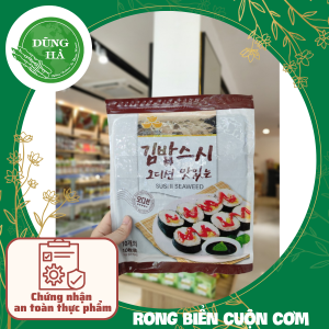 Set 10 lá Rong Biển cuộn cơm KimBap Hàn Quốc siêu tiện lợi